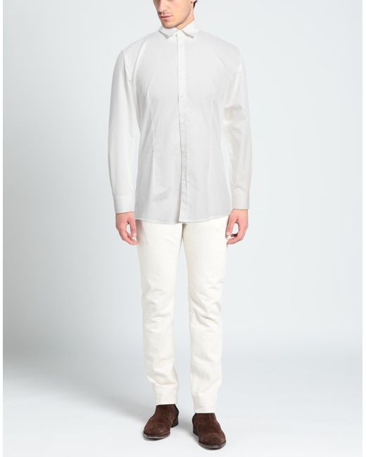 Camicia di Daniele Alessandrini in White da Uomo