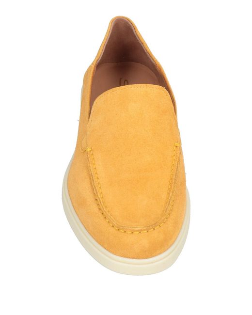 Santoni Orange Loafers