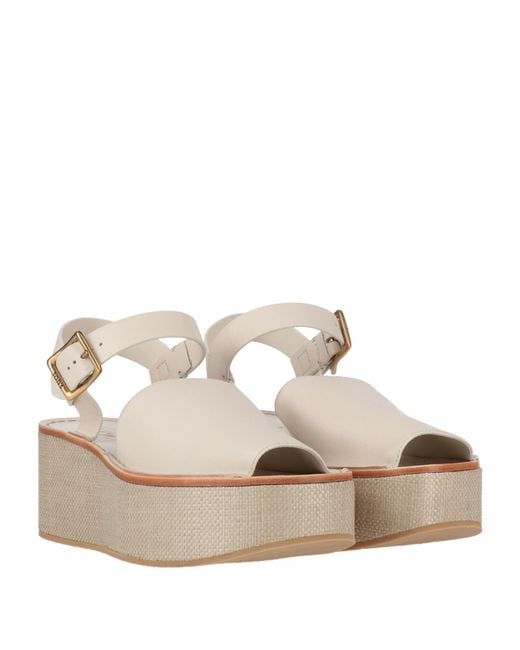 Tod's White Sandals