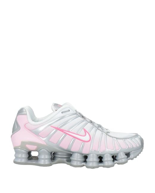 Nike White Sneakers Textile Fibers for men