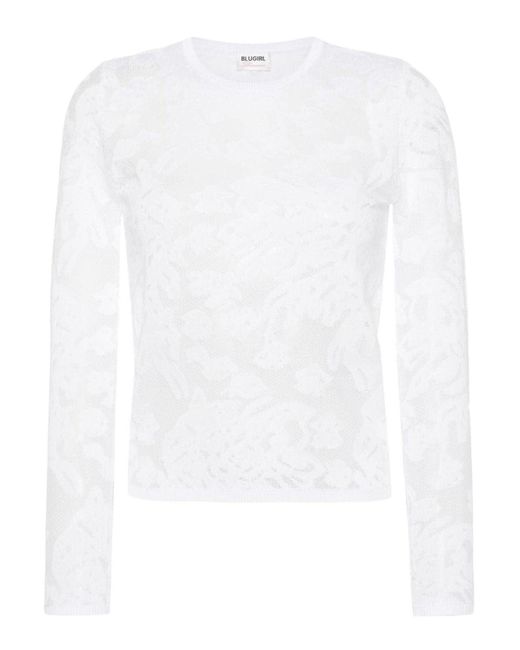 Pullover Blugirl Blumarine en coloris White