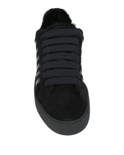 DSquared² Black Sneakers Leather for men
