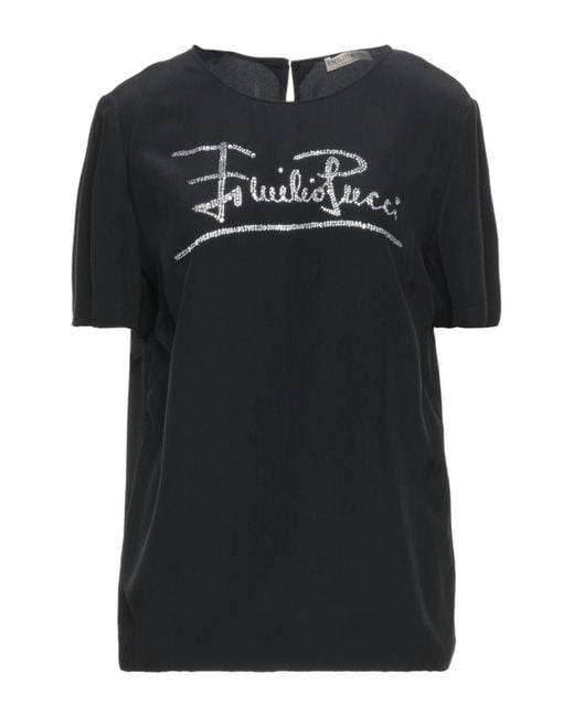 Emilio Pucci Black Bluse