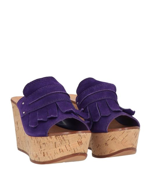 Casadei Blue Sandals Leather