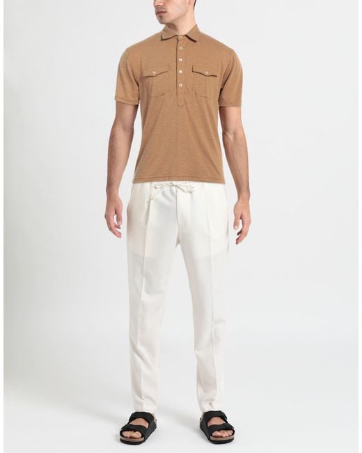 Daniele Alessandrini Natural Polo Shirt for men