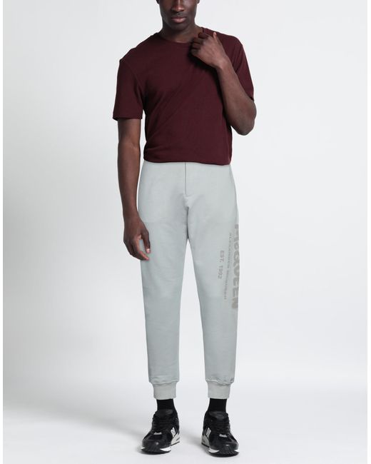 McQueen Gray Pants for men