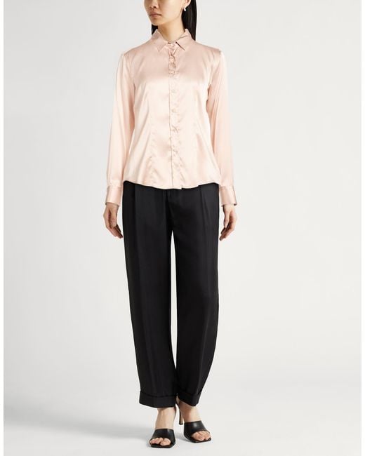 Xacus Pink Shirt Silk, Elastane