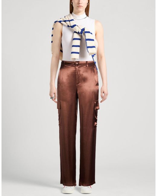 Kontatto Brown Pants Viscose