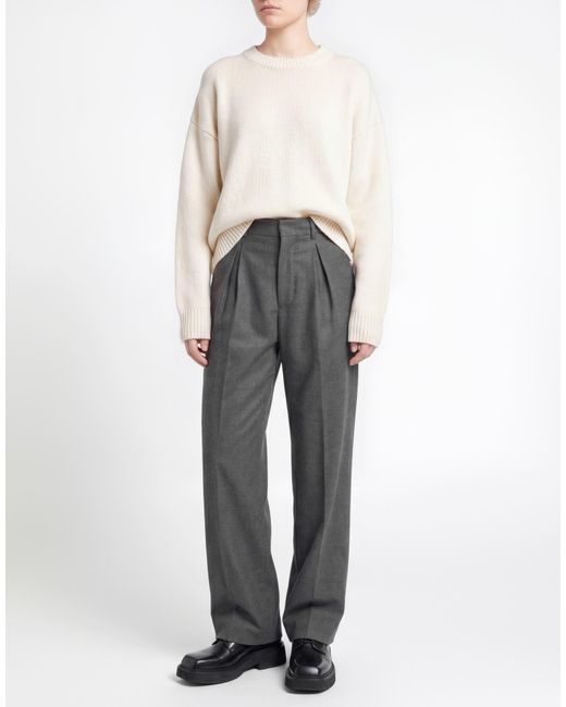 MM6 by Maison Margiela Gray Pants Virgin Wool