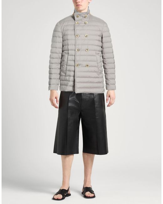 Herno Gray Puffer Polyamide for men