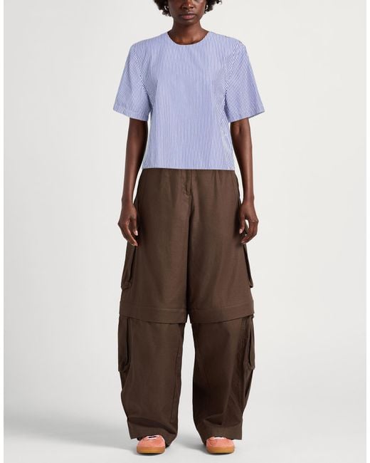 Officine Generale Blue Top Cotton