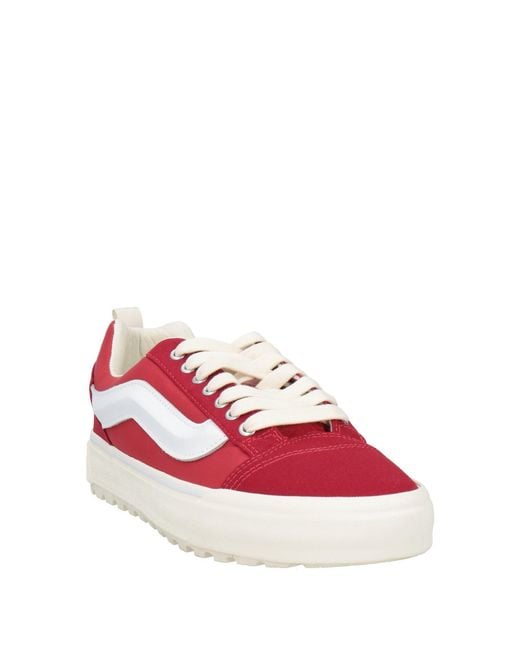 Vans Red Garnet Sneakers Textile Fibers for men