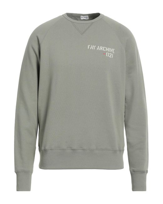 FAY ARCHIVE Gray Sweatshirt for men