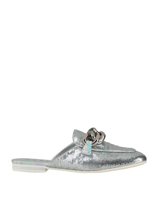 Casadei White Mules & Clogs