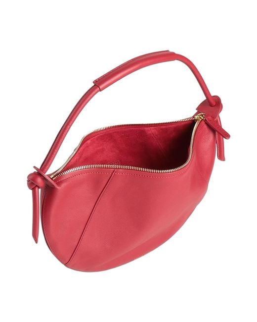 Mansur Gavriel Red Mini Fortuna -- Handbag Leather