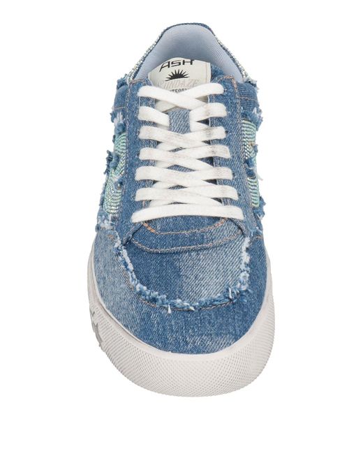 Ash Blue Sneakers Textile Fibers