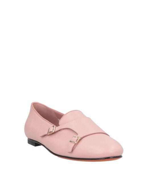 Santoni Pink Mokassin