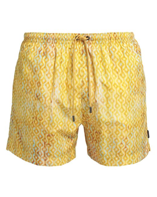 Zegna Yellow Swim Trunks for men