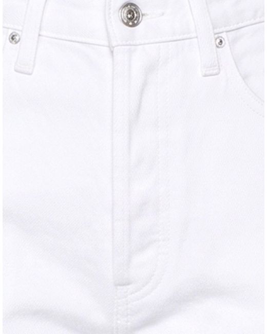 Agolde White Pants Cotton