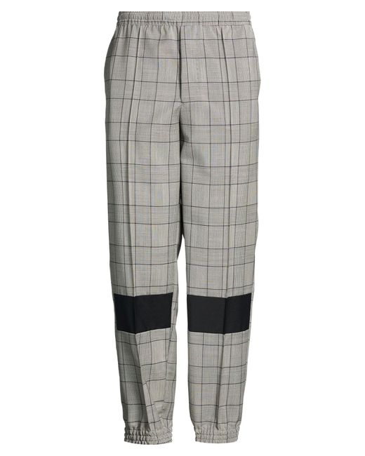 Kris Van Assche Gray Pants Wool, Mohair Wool for men