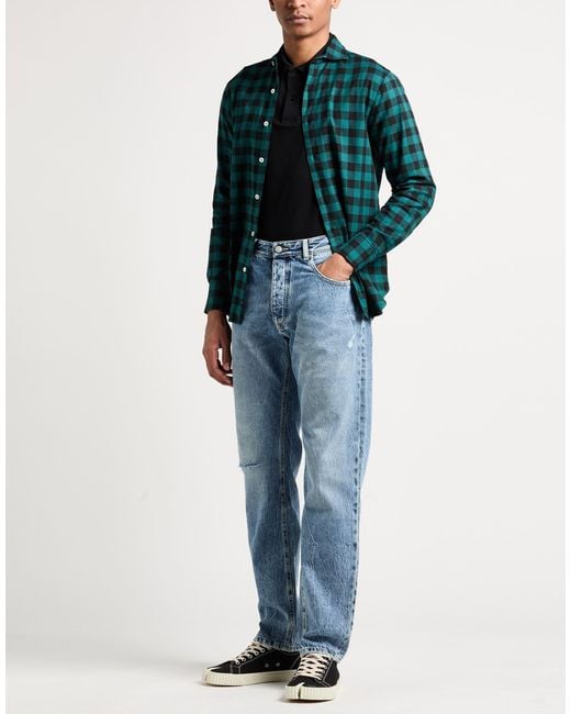 ICON DENIM Blue Jeans Cotton for men