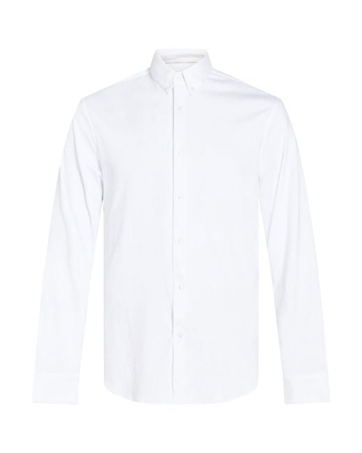 Calvin Klein White Shirt Cotton for men