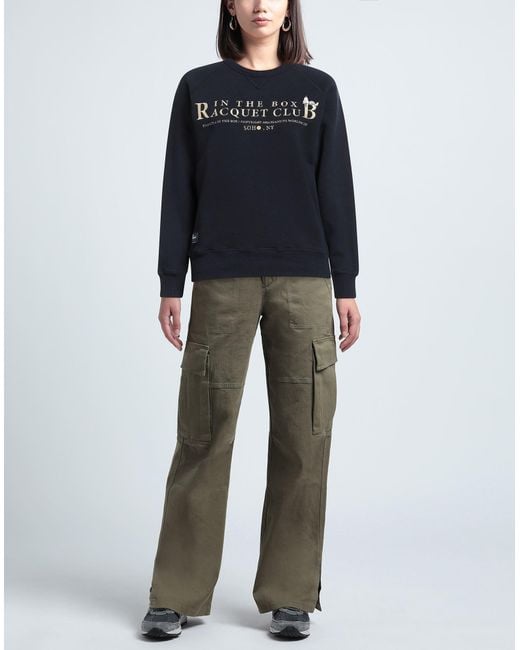 In The Box Black Sweatshirt Cotton