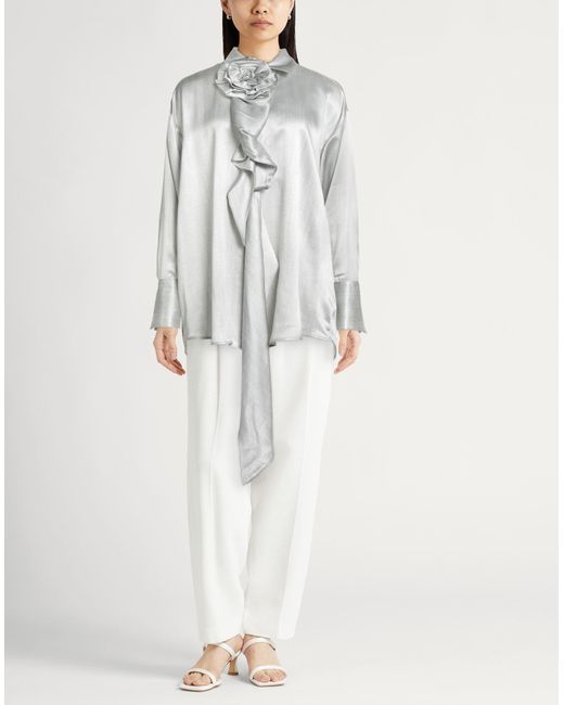 Ermanno Scervino White Shirt Silk