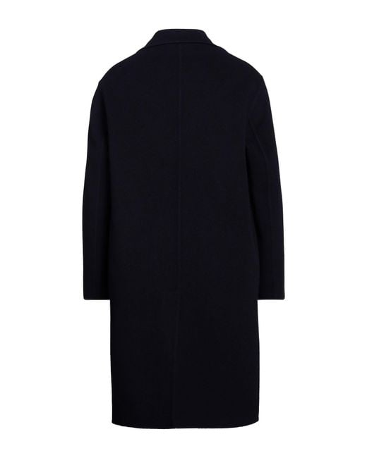 Lardini Blue Midnight Coat Wool, Cashmere for men