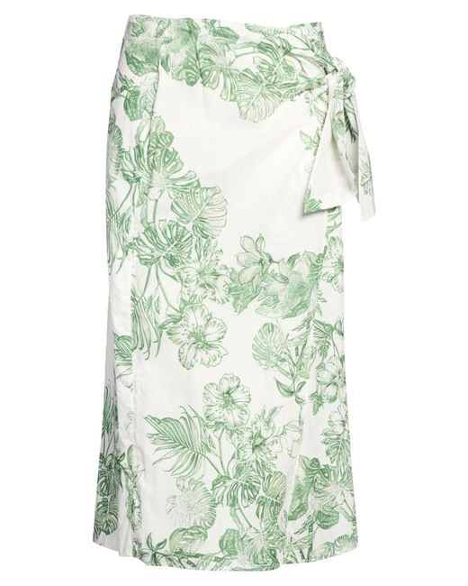 Really Wild Clothing Green Midi Skirt