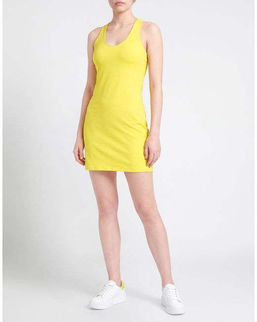 Patrizia Pepe Yellow Mini Dress