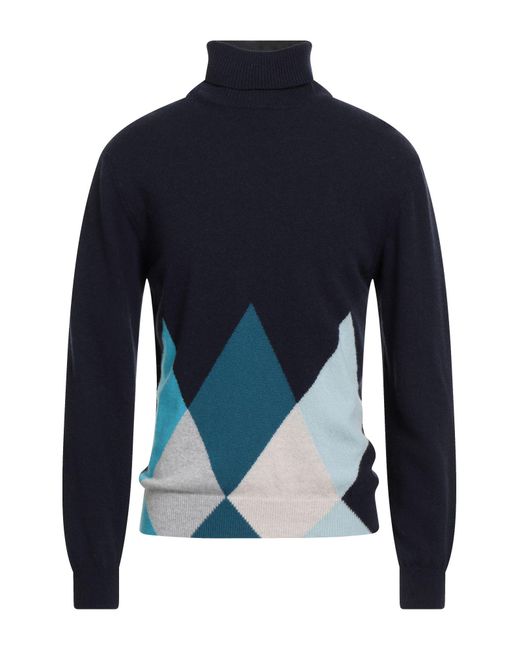 Daniele Fiesoli Rollkragenpullover in Blue für Herren