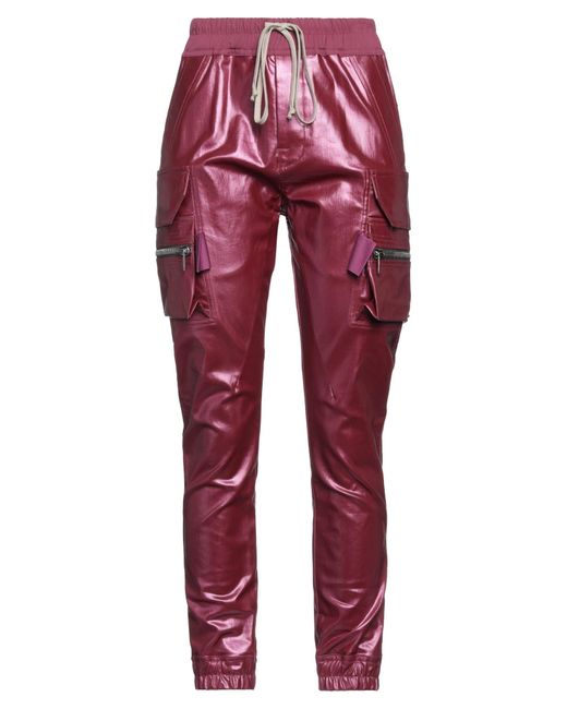 Rick Owens Red Trouser