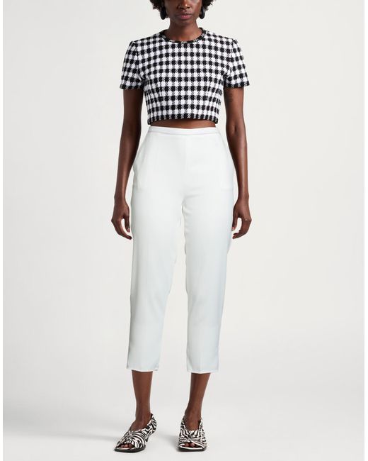 Pantalon Elisabetta Franchi en coloris White