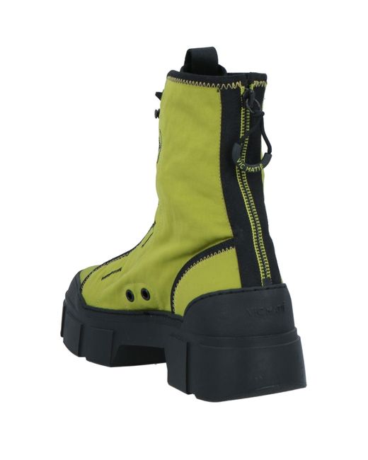 Vic Matié Green Ankle Boots