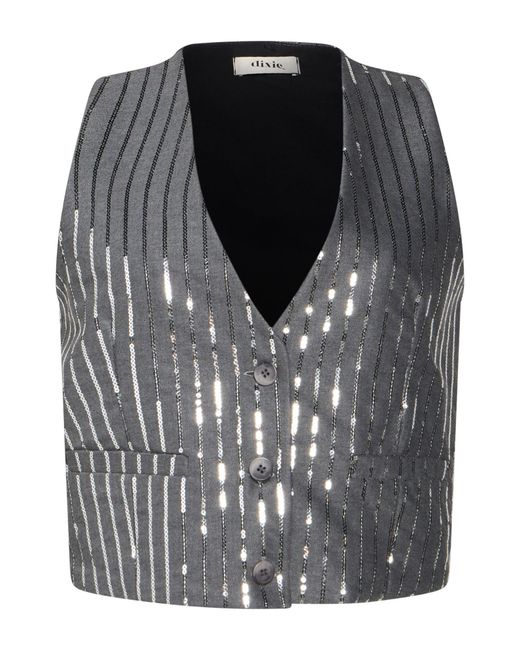 Dixie Black Tailored Vest Polyester, Viscose, Elastane, Cotton