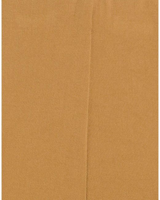 Ottod'Ame Natural Camel Pants Polyester, Viscose, Elastane