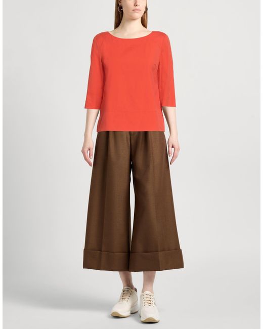 Liviana Conti Red Top Cotton, Polyamide, Elastane