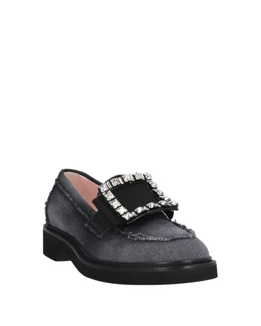 Roger Vivier Black Mokassin