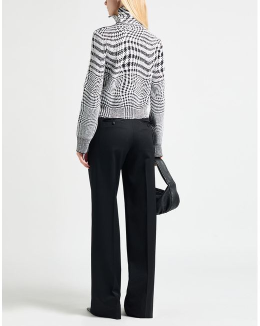 Burberry Gray Turtleneck Wool, Polyester, Polyamide, Elastane