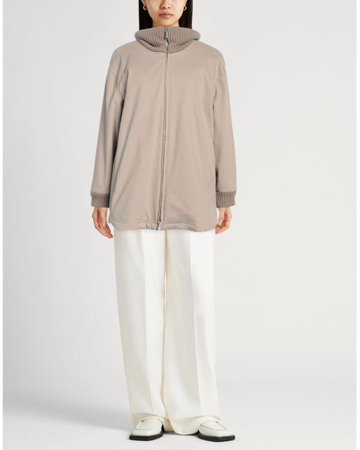 Emporio Armani Natural Jacket Cotton, Elastane, Virgin Wool, Cashmere