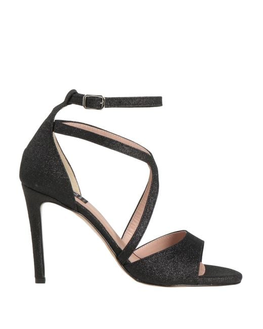 Islo Isabella Lorusso Black Sandals Textile Fibers