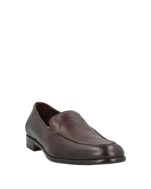 Doucal's Gray Stratford Dark Loafers Leather for men