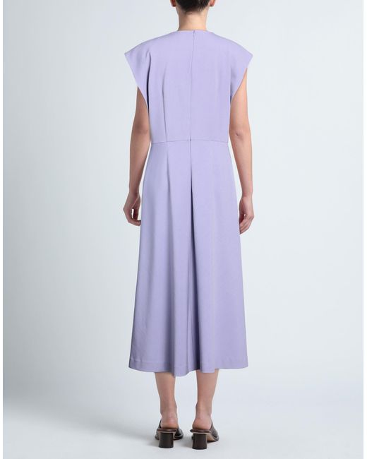 Moschino Jeans Purple Midi-Kleid