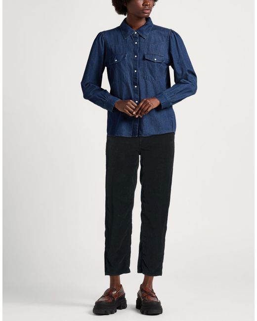 Dondup Black Pants Cotton, Lyocell, Elastane