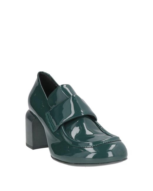 Officine Creative Green Emerald Loafers Soft Leather