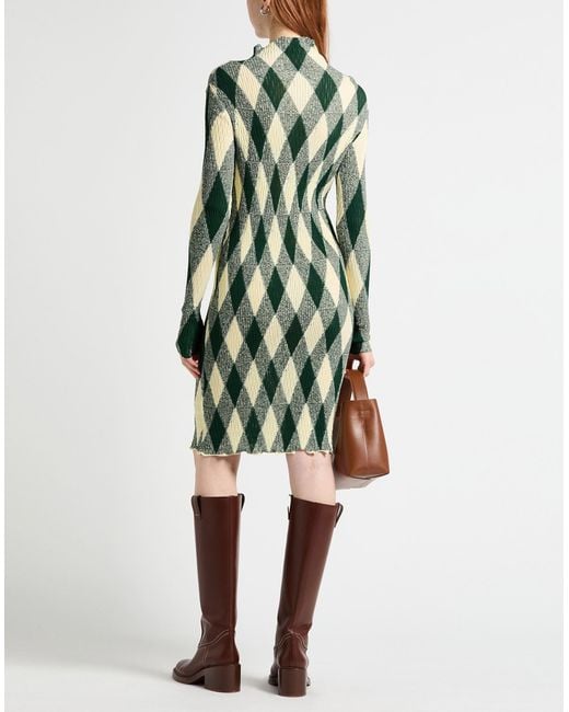 Burberry Knitted Dresses in Green Lyst UK