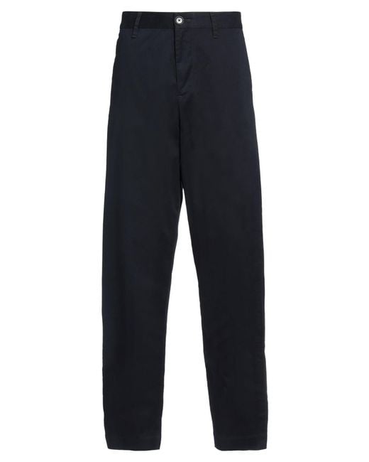 ARMANI EXCHANGE Blue Pants Cotton, Elastane for men