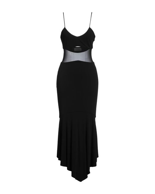 Alexandre Vauthier Black Midi-Kleid