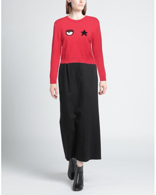 Chiara Ferragni Red Jumper